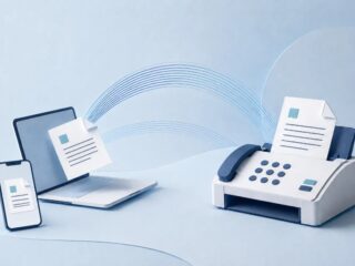Online fax and mobile document transmission